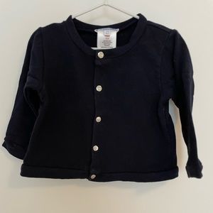 Jacadi fleece sweatshirt cardigan